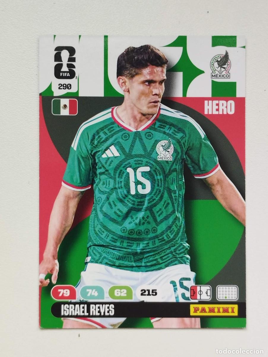 Cromos de F&uacute;tbol: CROMO CARD ADRENALYN MUNDIAL WORLD CUP 2026 HERO MEXICO 290 ISRAEL REYES