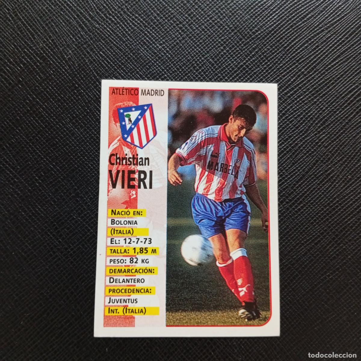 Cromos de F&uacute;tbol: 101 VIERI AT MADRID PANINI 1998 1999 CROMO FUTBOL LIGA 98 99 - SIN PEGAR - A64 PG41