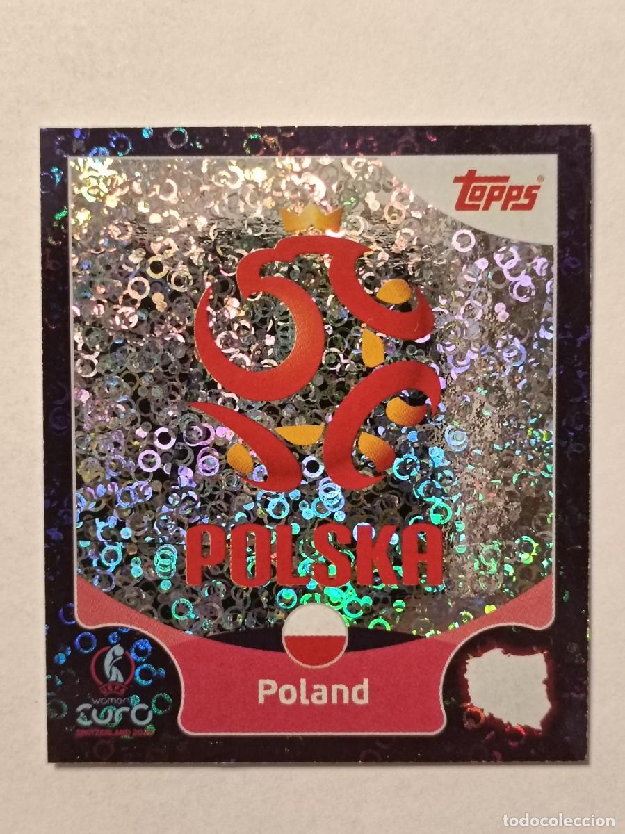 Cromos de F&uacute;tbol: #17 ESCUDO (POLONIA) EURO WOMENS SUIZA 2025 TOPPS