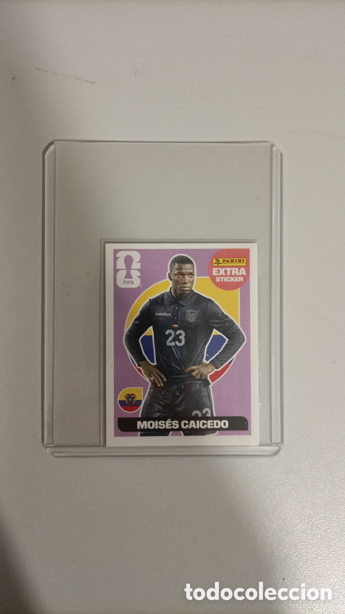 Cromos de F&uacute;tbol: Carta Extra Sticker PANINI Mois&eacute;s Caicedo // FIFA WORLD CUP 2026
