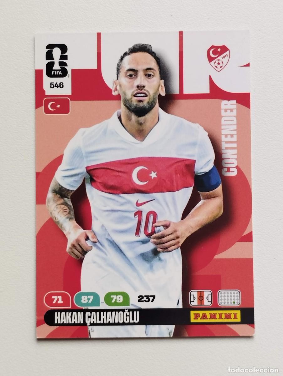 Cromos de F&uacute;tbol: CROMO CARD ADRENALYN MUNDIAL WORLD CUP 2026 CONTENDER TURQUIA 546 HAKAN CALHANOGLU
