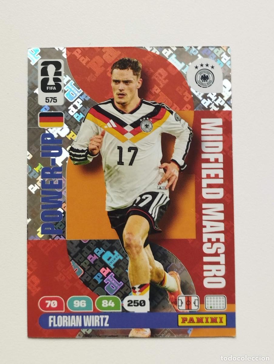 Cromos de F&uacute;tbol: CROMO CARD ADRENALYN MUNDIAL WORLD CUP 2026 MIDFIELD MAESTRO ALEMANIA 575 FLORIAN WIRTZ