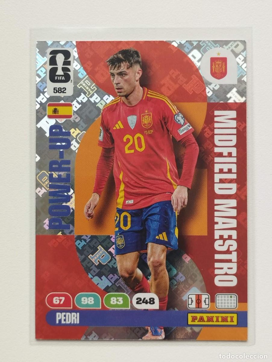 Cromos de F&uacute;tbol: CROMO CARD ADRENALYN MUNDIAL WORLD CUP 2026 MIDFIELD MAESTRO ESPA&Ntilde;A 582 PEDRI