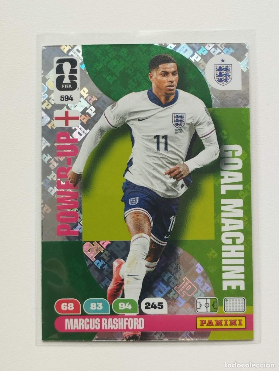 Cromos de F&uacute;tbol: CROMO CARD ADRENALYN MUNDIAL WORLD CUP 2026 GOAL MACHINE 594 MARCUS RASHFORD INGLATERRA