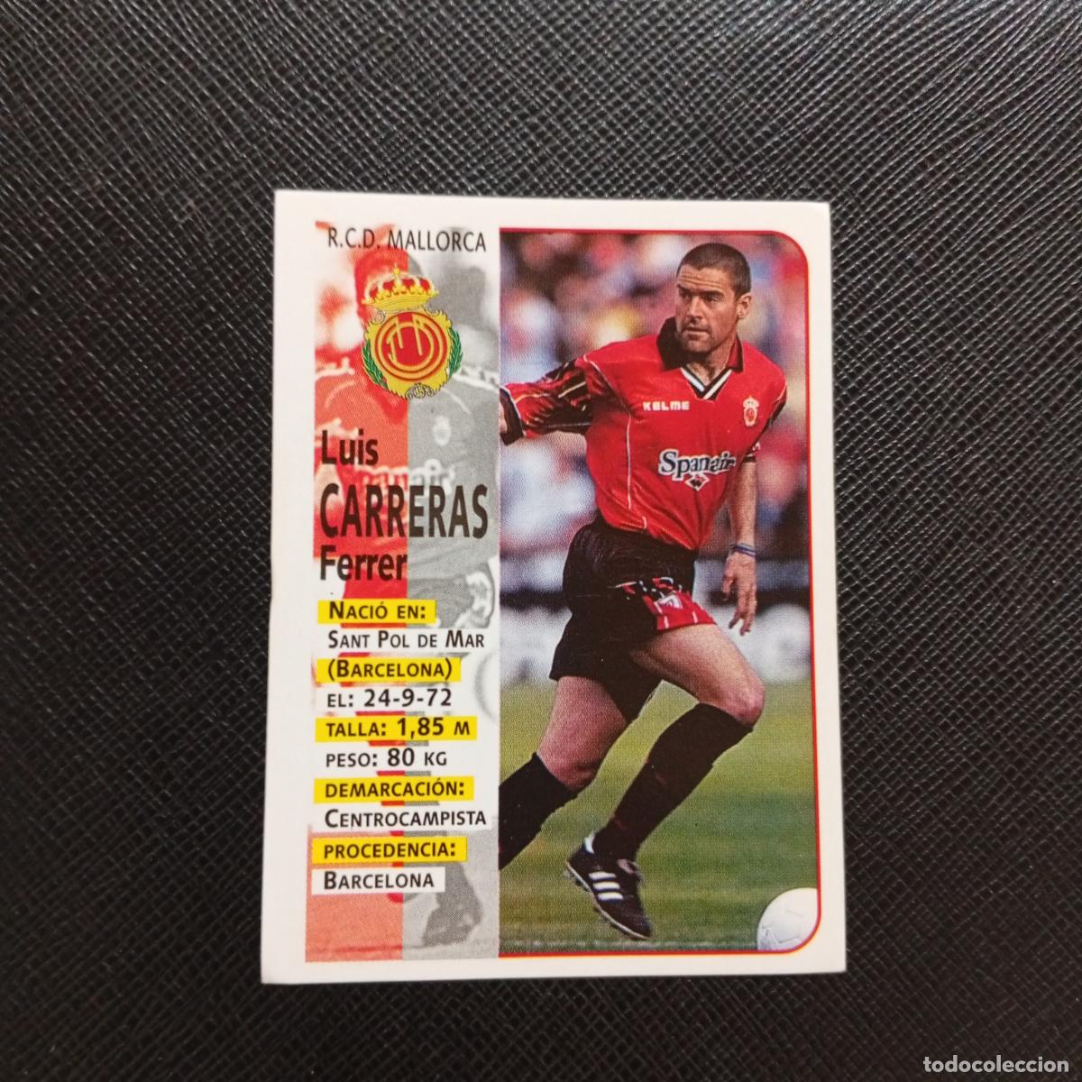 Cromos de F&uacute;tbol: 110 CARRERAS MALLORCA PANINI 1998 1999 CROMO FUTBOL LIGA 98 99 - SIN PEGAR - A64 PG48