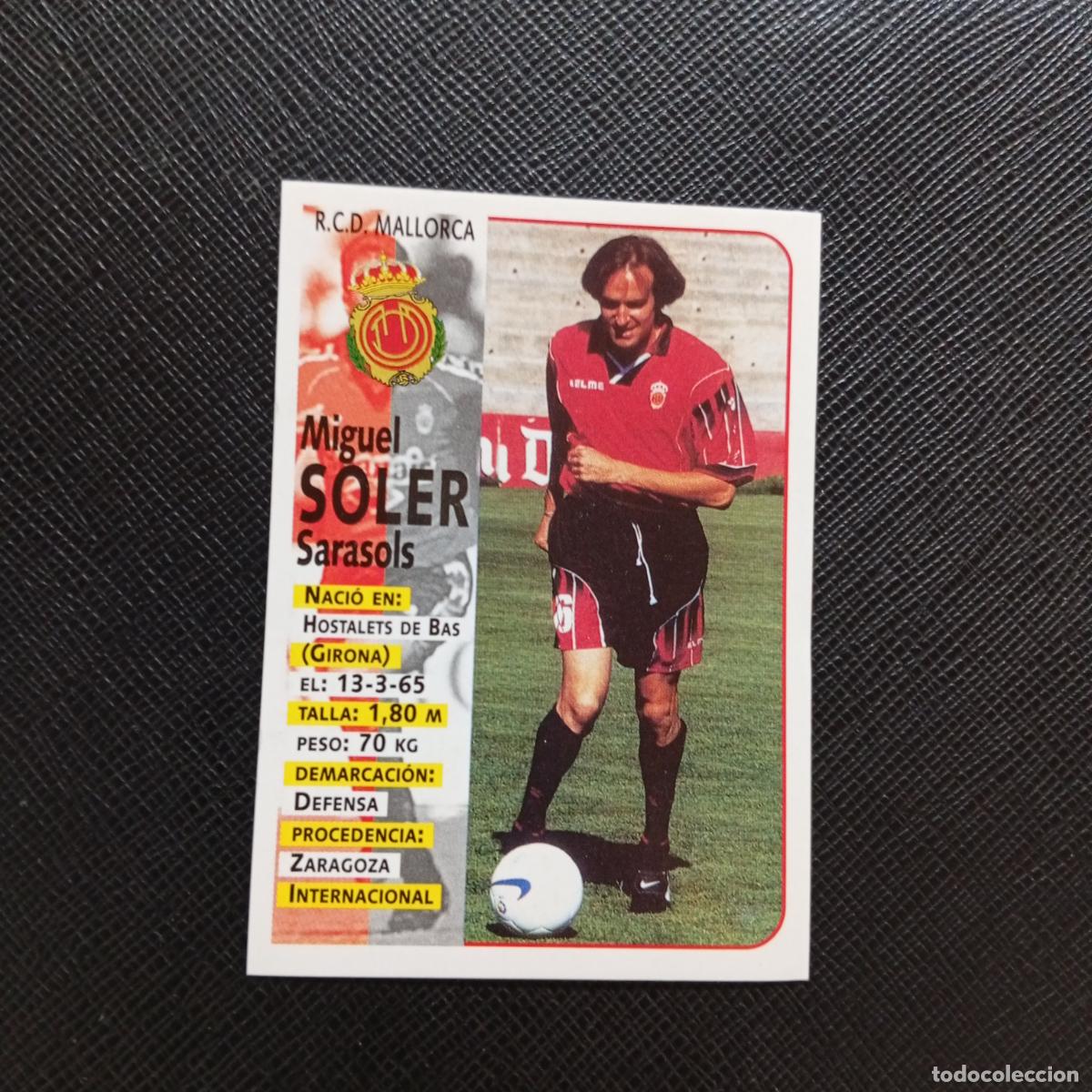 Cromos de F&uacute;tbol: 110A 110 SOLER MALLORCA PANINI 1998 1999 CROMO FUTBOL LIGA 98 99 - SIN PEGAR - A64 PG48