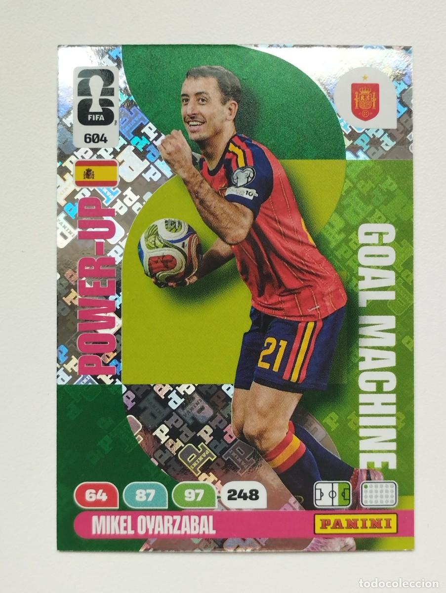 Cromos de F&uacute;tbol: CROMO CARD ADRENALYN MUNDIAL WORLD CUP 2026 GOAL MACHINE 604 MIKEL OYARZABAL ESPA&Ntilde;A