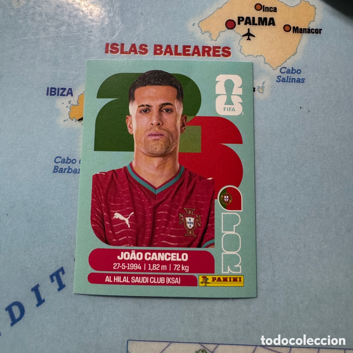 Cromos de F&uacute;tbol: Portugal n&uacute;mero 5 cromo panini Mundial Fifa World Cup 2026