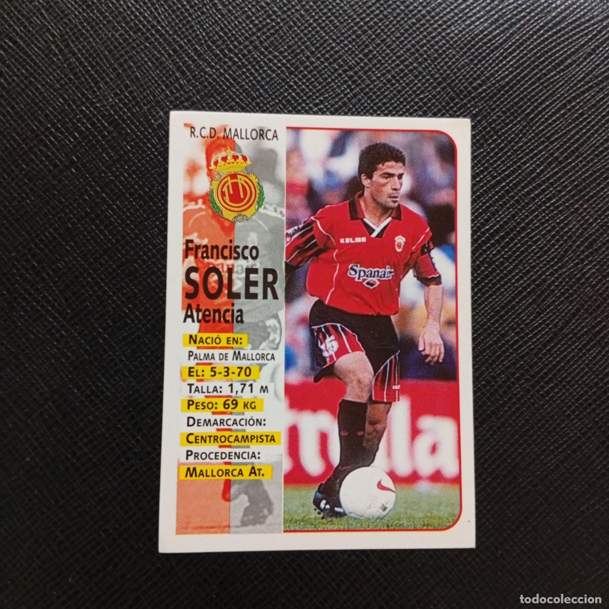 Cromos de F&uacute;tbol: 113 SOLER MALLORCA PANINI 1998 1999 CROMO FUTBOL LIGA 98 99 - SIN PEGAR - A64 PG56