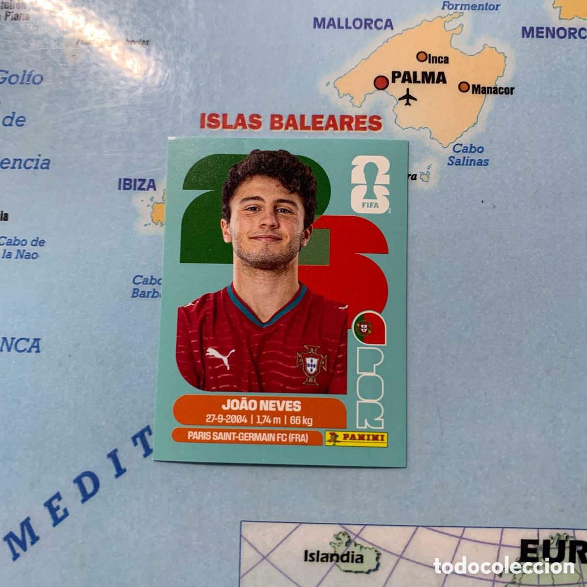 Cromos de F&uacute;tbol: Portugal n&uacute;mero 14 cromo panini Mundial Fifa World Cup 2026