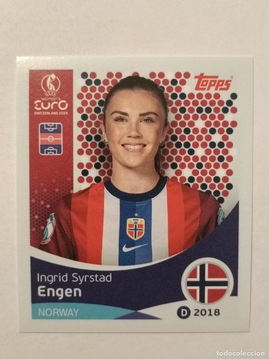 Cromos de F&uacute;tbol: #52 ENGEN (NORUEGA) EURO WOMENS SUIZA 2025 TOPPS