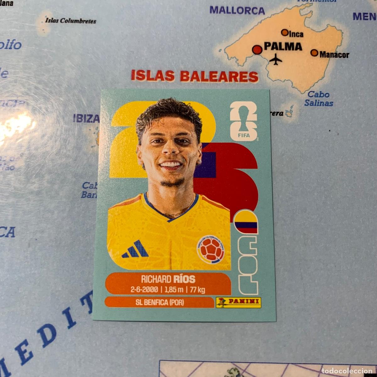 Cromos de F&uacute;tbol: Colombia n&uacute;mero 12 cromo panini Mundial Fifa World Cup 2026