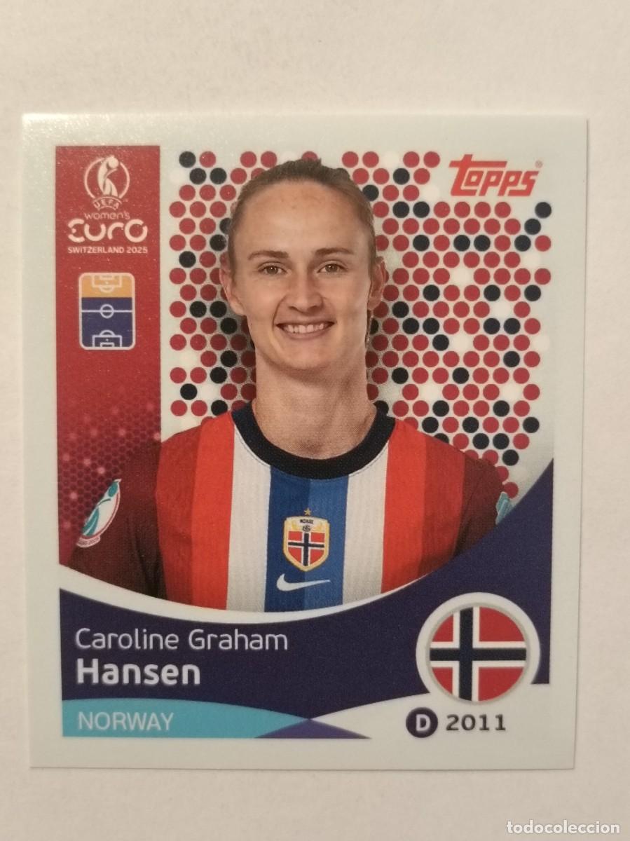 Cromos de F&uacute;tbol: #57 HANSEN (NORUEGA) EURO WOMENS SUIZA 2025 TOPPS