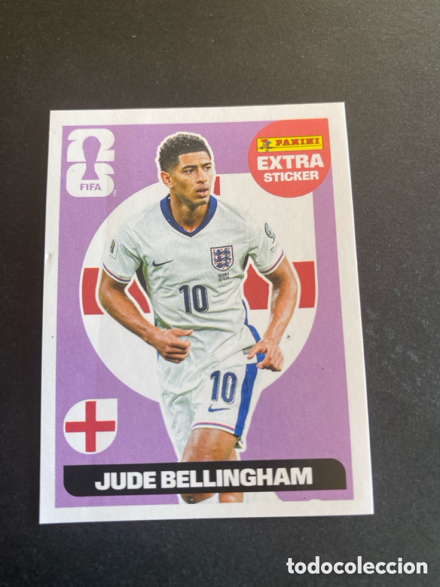 Cromos de F&uacute;tbol: Cromo Inglaterra JUDE BELLINGHAM mundial 2026 extra sticker nuevo