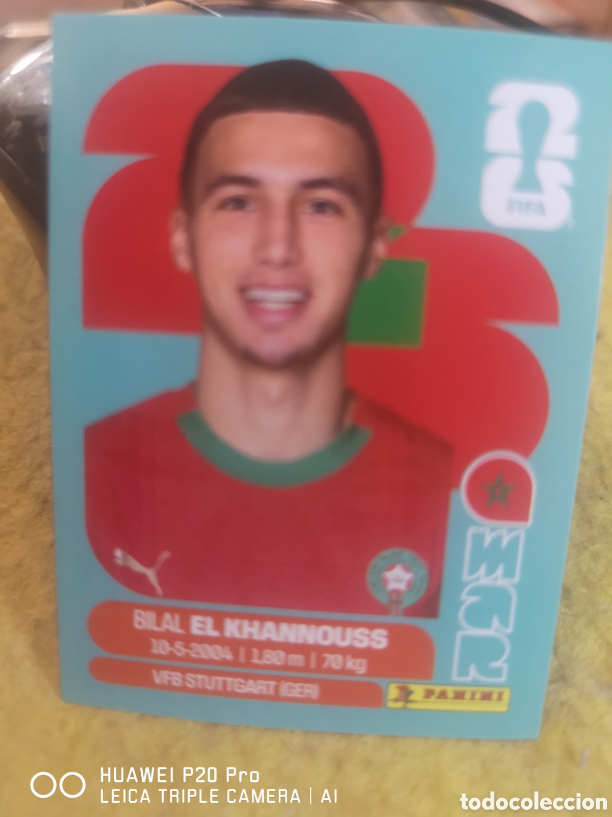 Fu&szlig;ball-Sticker: FIFA WORLD CUP MUNDIAL 2026 EL KHANNOUSS - MAR 14