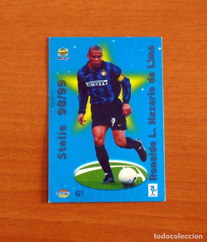 Football Stickers: Inter de Mil&aacute;n -N&ordm; 427 Ronaldo - Stelle 98-99 -Mundicromo 1999-2000-99-00 Calciatori-Italia