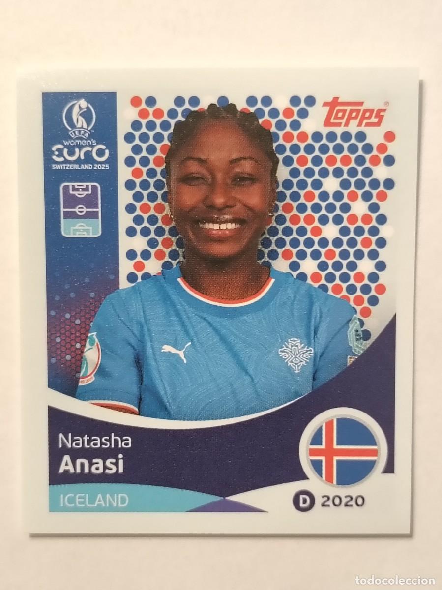 Football Stickers: #67 ANASI (ISLANDIA) EURO WOMENS SUIZA 2025 TOPPS