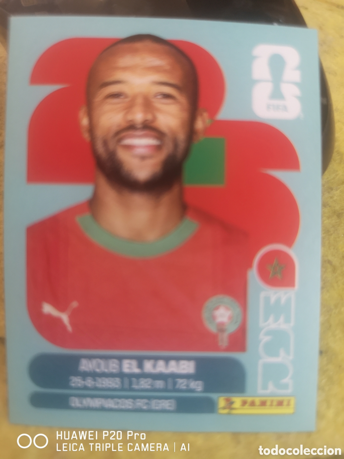Cromos de F&uacute;tbol: FIFA WORLD CUP MUNDIAL 2026 EL KAABI - MAR 20