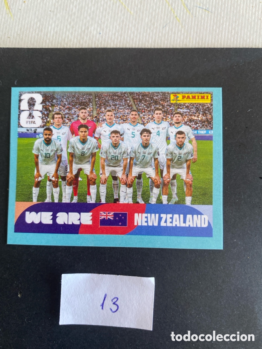 Cromos de F&uacute;tbol: Cromo Nueva Zelanda Mundial 2026 N* 13 nuevo