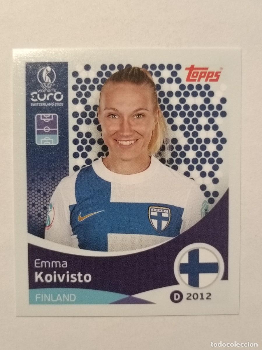 Cromos de F&uacute;tbol: #79 KOIVISTO (FINLANDIA) EURO WOMENS SUIZA 2025 TOPPS