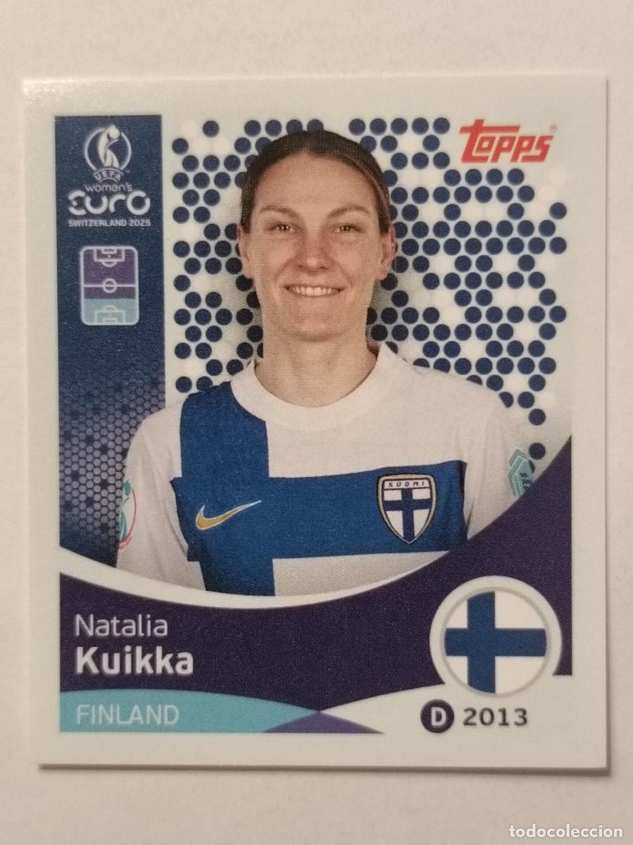 Cromos de F&uacute;tbol: #80 KUIKKA (FINLANDIA) EURO WOMENS SUIZA 2025 TOPPS
