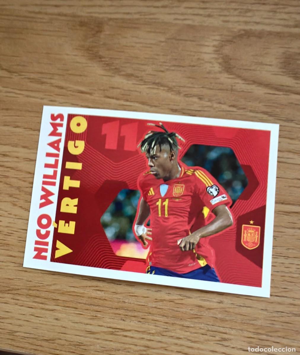 Cromos de F&uacute;tbol: Nico Williams 72 Seleccion Espa&ntilde;ola 2026 Mundial Sticker Carrefour