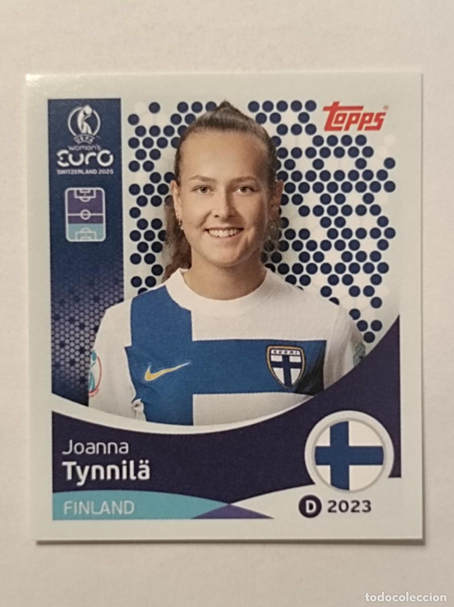 Cromos de F&uacute;tbol: #82 TYNNILA (FINLANDIA) EURO WOMENS SUIZA 2025 TOPPS