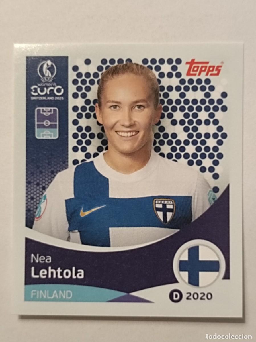 Cromos de F&uacute;tbol: #84 LEHTOLA (FINLANDIA) EURO WOMENS SUIZA 2025 TOPPS