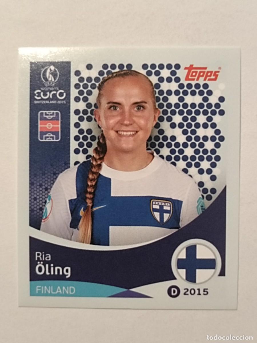 Cromos de F&uacute;tbol: #86 OLING (FINLANDIA) EURO WOMENS SUIZA 2025 TOPPS