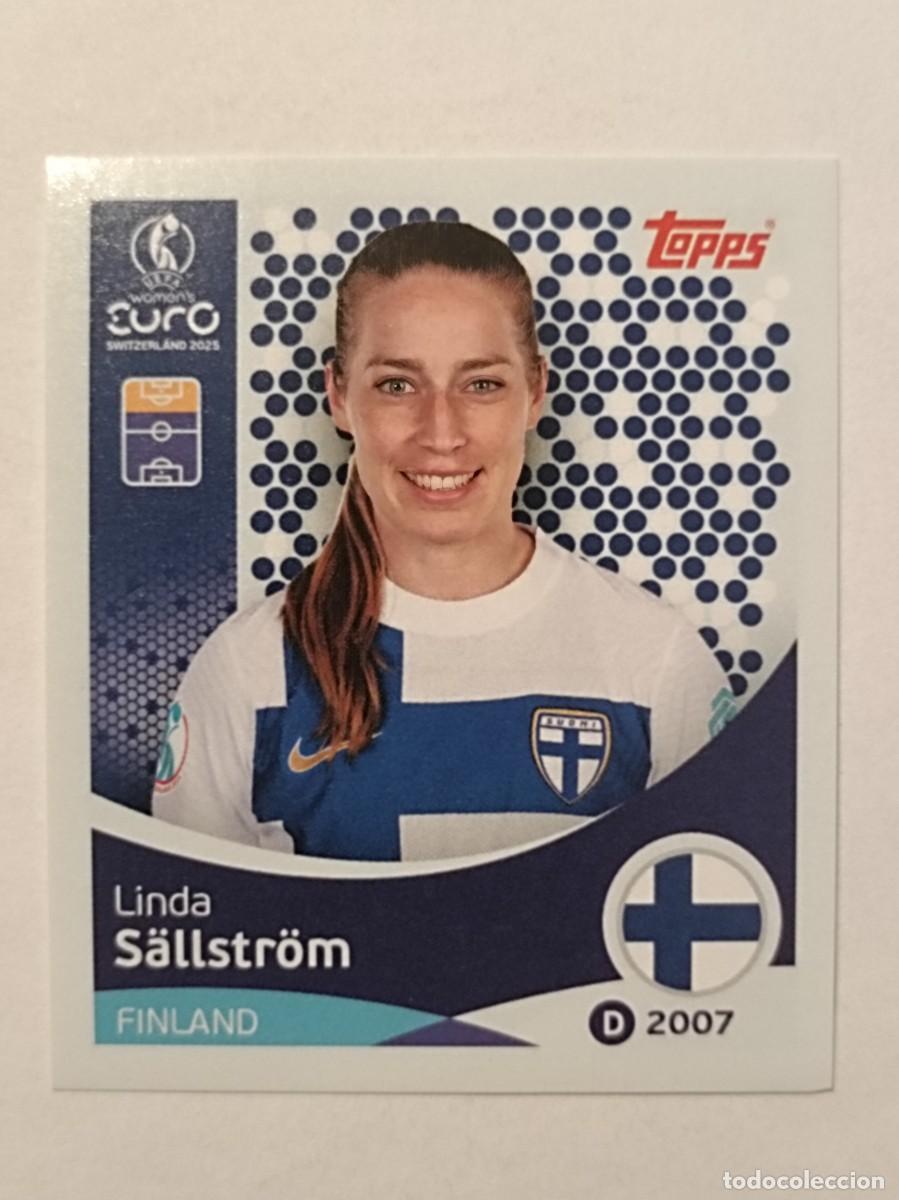 Cromos de F&uacute;tbol: #92 SALLSTROM (FINLANDIA) EURO WOMENS SUIZA 2025 TOPPS
