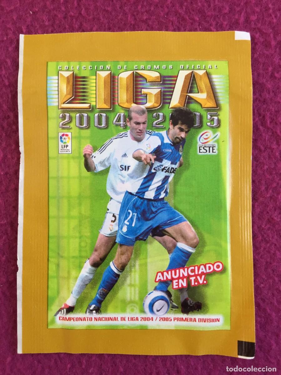 Cromos de F&uacute;tbol: Sobre sin abrir liga &eacute;ste temporada 2004-05 POSIBILIDAD Messi rookie 04-05 ---2004-2005