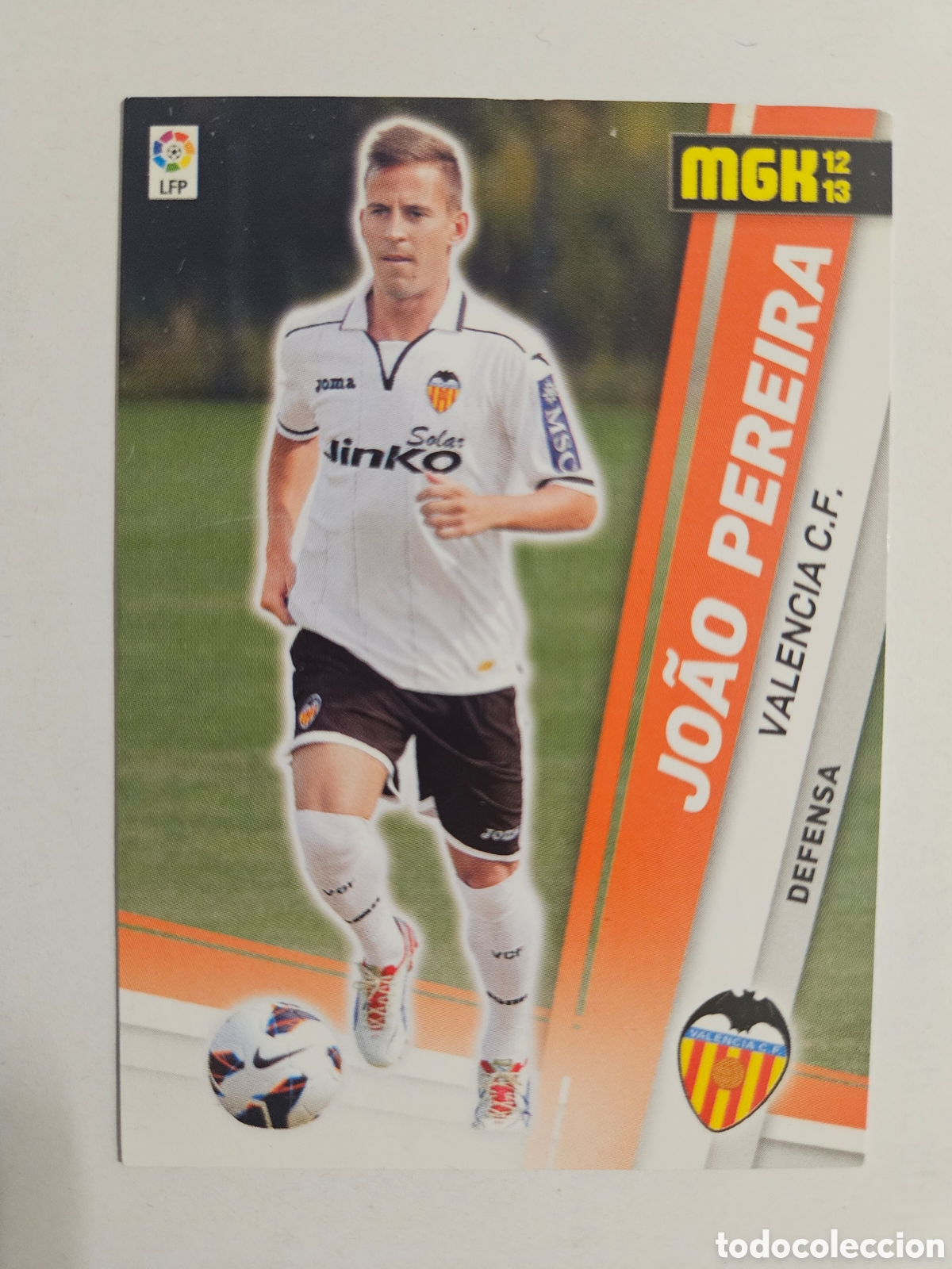 Cromos de F&uacute;tbol: MGK FICHAJE 452 JOAO PEREIRA VALENCIA CROMOS ALBUM MEGACRACKS LIGA FUTBOL 2012 2013 12 13 PANINI