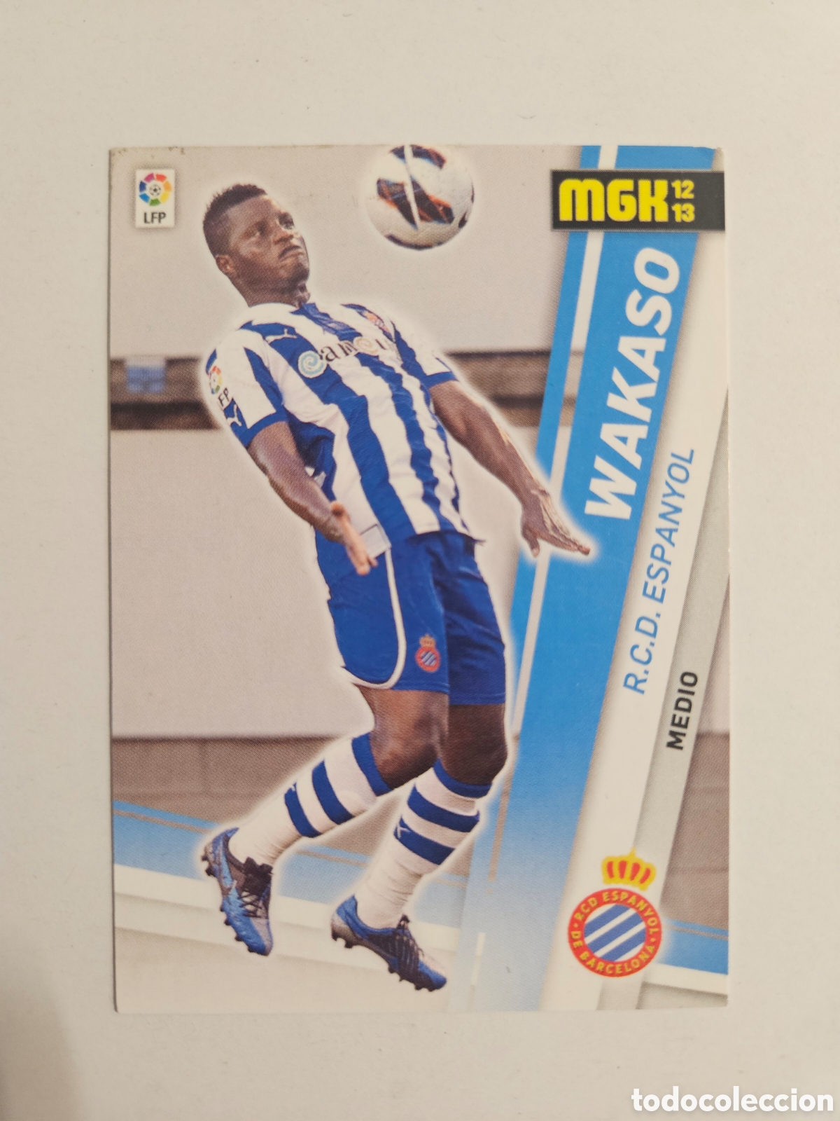 Cromos de F&uacute;tbol: MGK FICHAJE 453 WAKASO ESPANYOL CROMOS ALBUM MEGACRACKS LIGA FUTBOL 2012 2013 12 13 PANINI