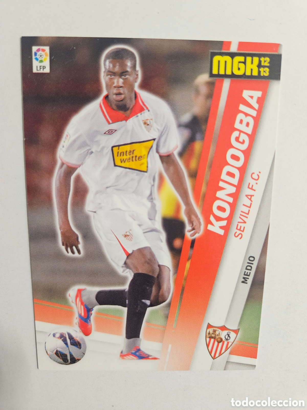 Cromos de F&uacute;tbol: KONDOGBIA 455 NUEVO FICHAJE (SEVILLA) PANINI MEGACRACKS 2012-2013 12 13 CROMO CARTA