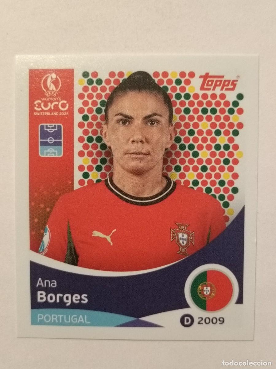 Cromos de F&uacute;tbol: #112 BORGES (PORTUGAL) EURO WOMENS SUIZA 2025 TOPPS
