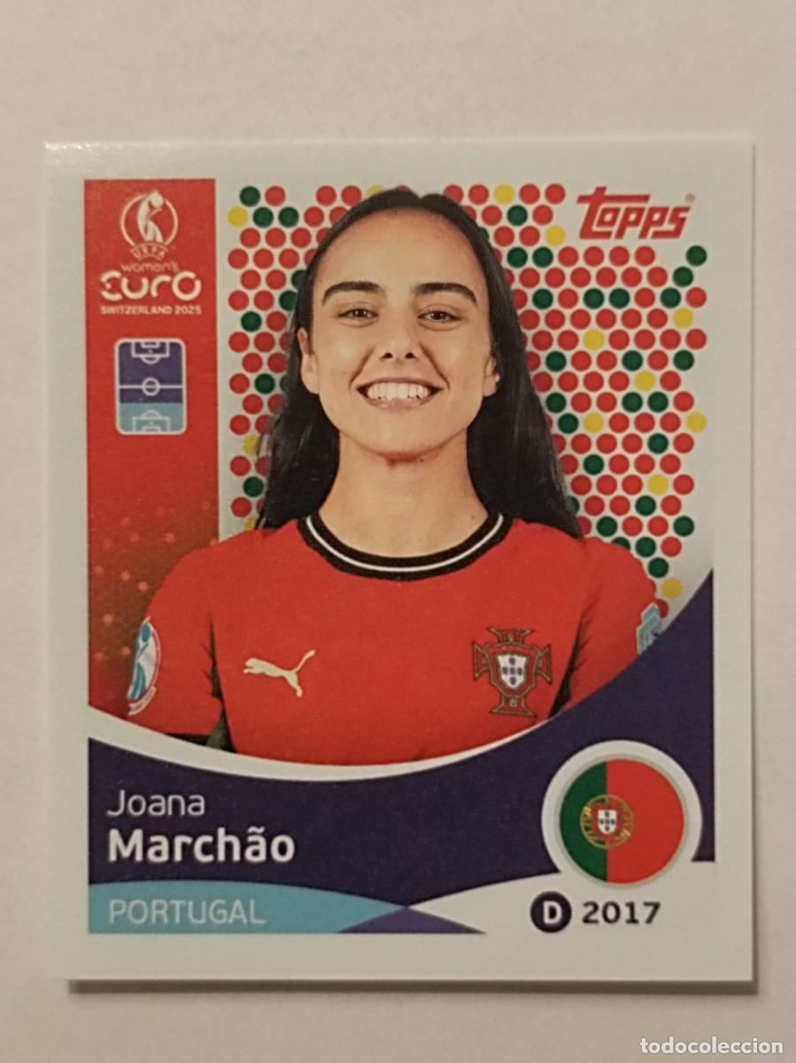 Cromos de F&uacute;tbol: #113 MARCHAO (PORTUGAL) EURO WOMENS SUIZA 2025 TOPPS