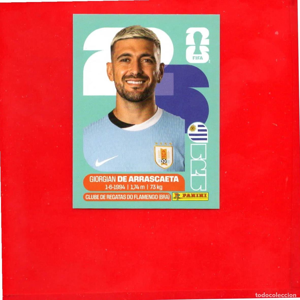 Cromos de F&uacute;tbol: URU11 Giorgian De Arrascaeta - Uruguay - World Cup 2026 Sticker