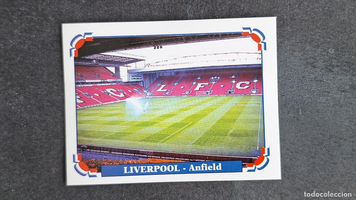 Cromos de F&uacute;tbol: L2 LIVERPOOL ESTADIO ANFIELD 30 EUROCOPA 1996 EURO 96 PANINI NUNCA PEGADO SIN PEGAR