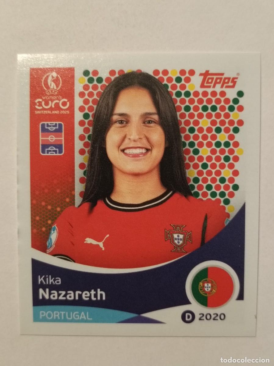 Cromos de F&uacute;tbol: #118 NAZARETH (PORTUGAL) EURO WOMENS SUIZA 2025 TOPPS