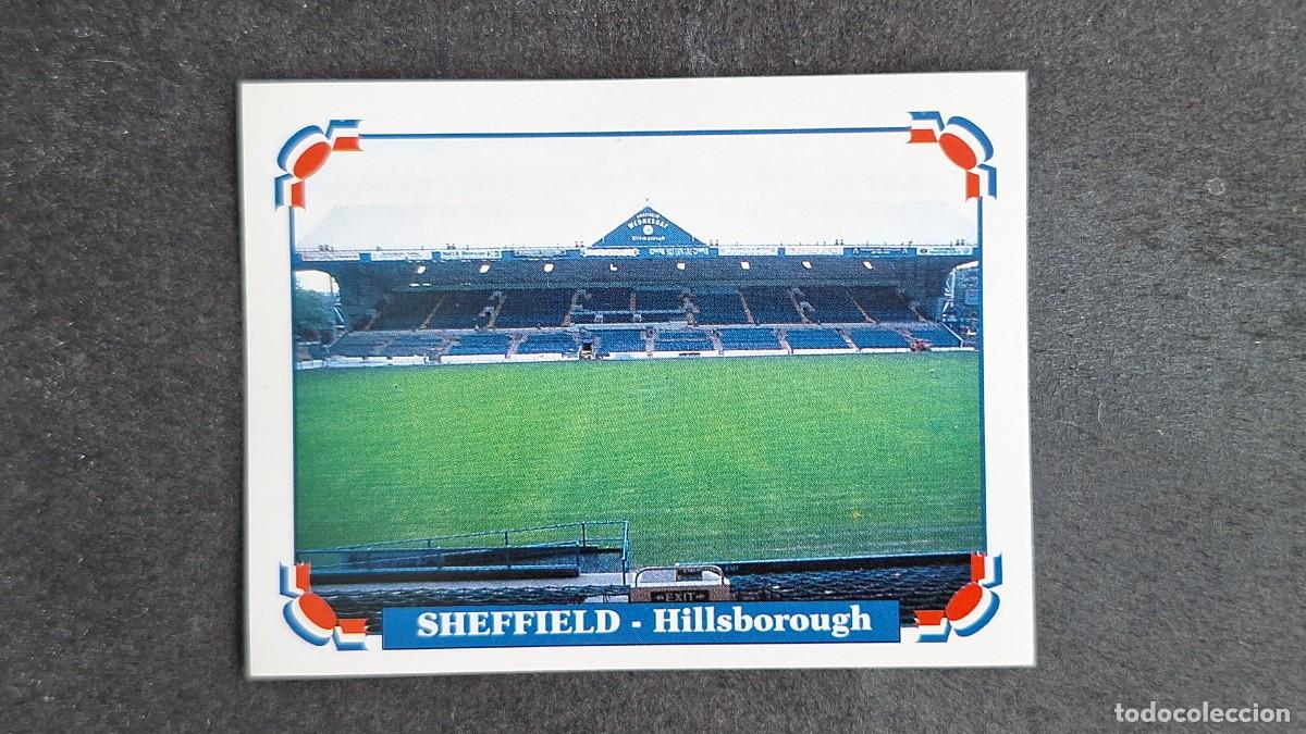 Cromos de F&uacute;tbol: L2 SHEFFIELD ESTADIO HILLSBOROUGH 32 EUROCOPA 1996 EURO 96 PANINI NUNCA PEGADO SIN PEGAR