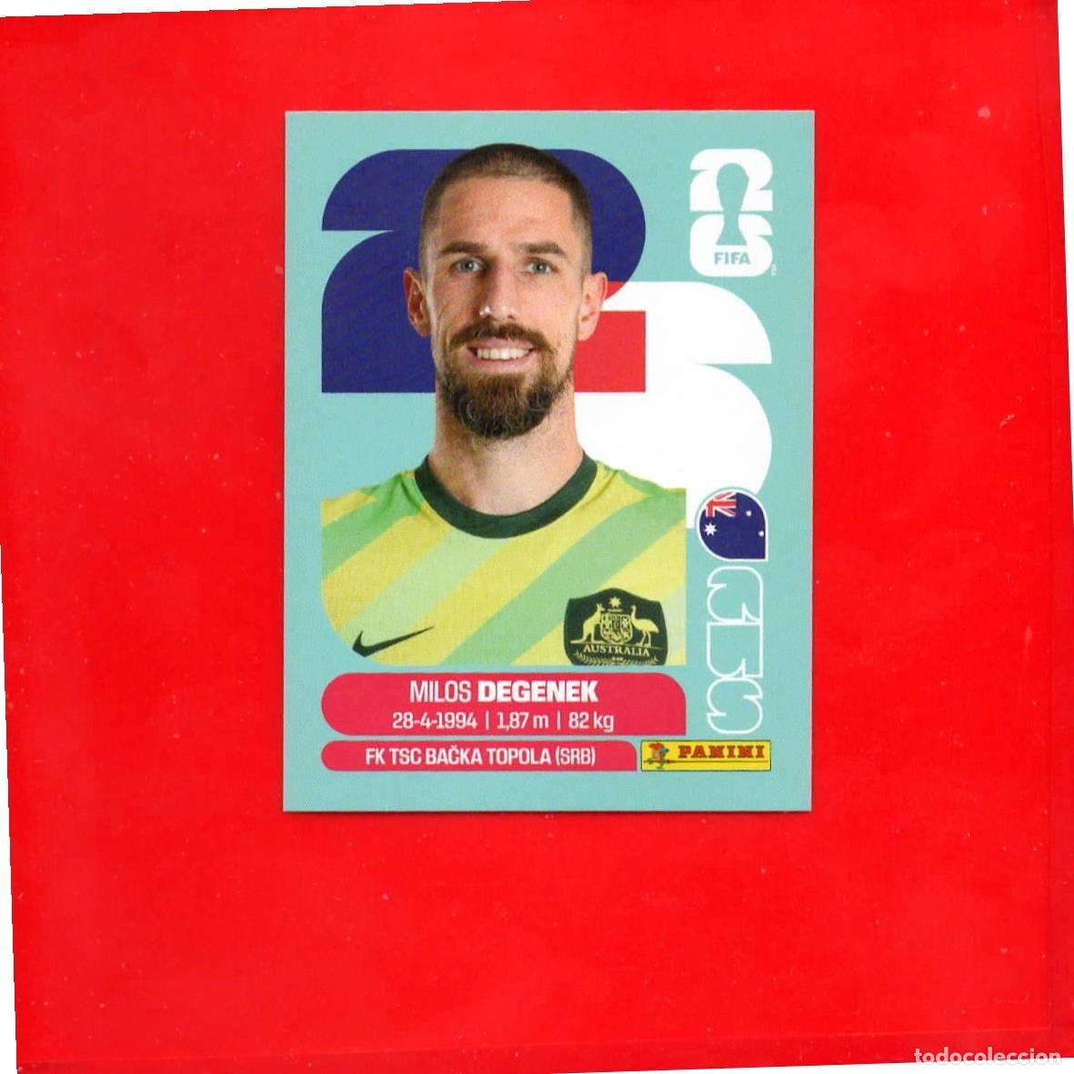 Cromos de F&uacute;tbol: AUS10 Milos Degenek - Australia - World Cup 2026 Sticker