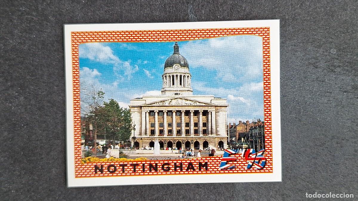 Cromos de F&uacute;tbol: L2 CIUDAD NOTTINGHAM 33 EUROCOPA 1996 EURO 96 PANINI NUNCA PEGADO SIN PEGAR