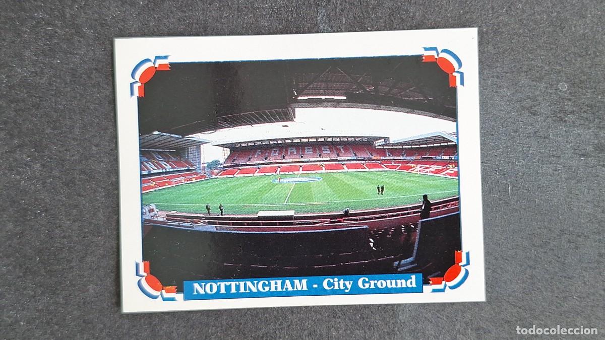 Cromos de F&uacute;tbol: L2 NOTTINGHAM ESTADIO CITY GROUND 34 EUROCOPA 1996 EURO 96 PANINI NUNCA PEGADO SIN PEGAR