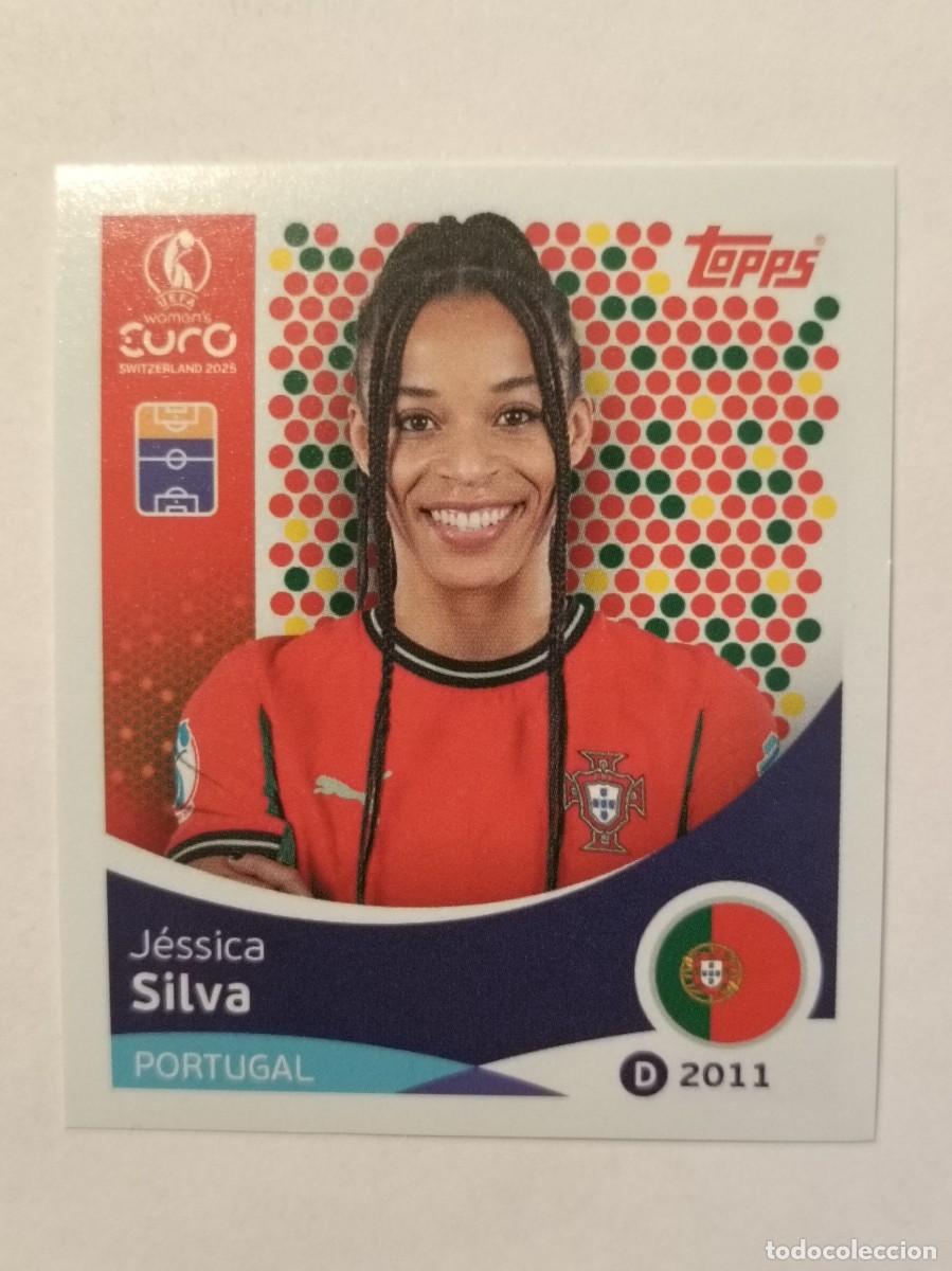 Cromos de F&uacute;tbol: #121 SILVA (PORTUGAL) EURO WOMENS SUIZA 2025 TOPPS