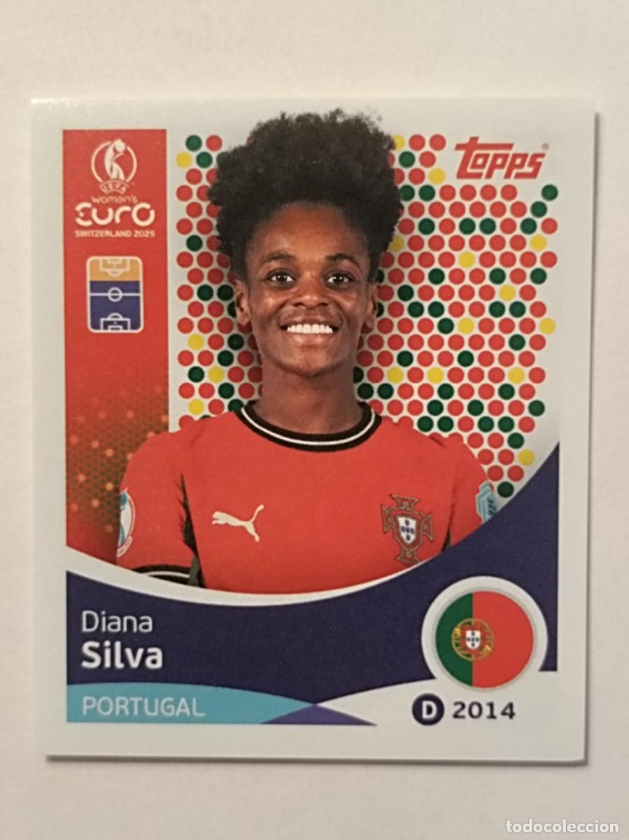 Cromos de F&uacute;tbol: #122 SILVA (PORTUGAL) EURO WOMENS SUIZA 2025 TOPPS
