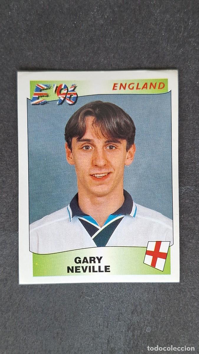 Cromos de F&uacute;tbol: L2 GARY NEVILLE SELECCION INGLATERRA 38 EUROCOPA 1996 EURO 96 PANINI NUNCA PEGADO SIN PEGAR