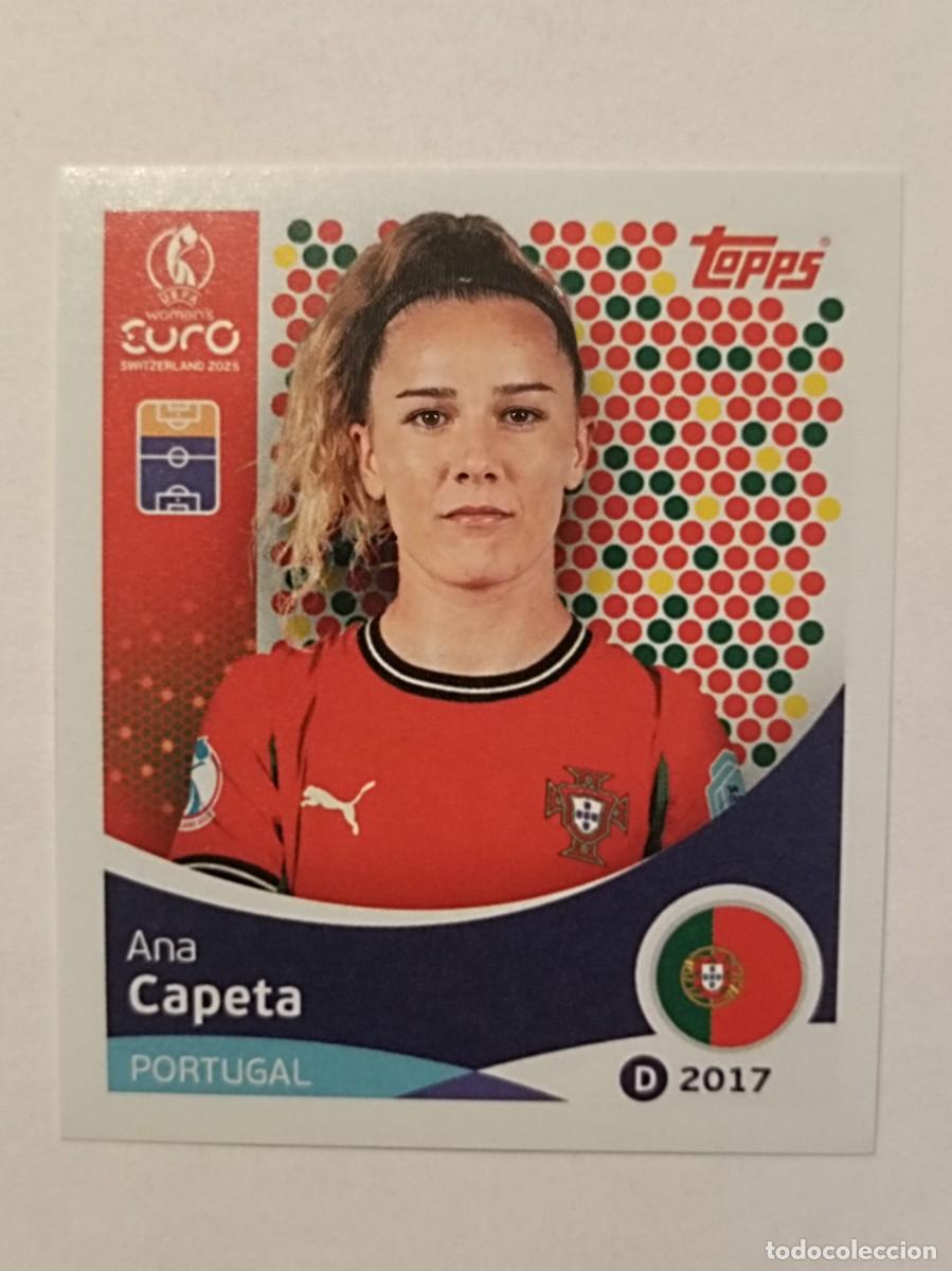 Cromos de F&uacute;tbol: #123 CAPETA (PORTUGAL) EURO WOMENS SUIZA 2025 TOPPS