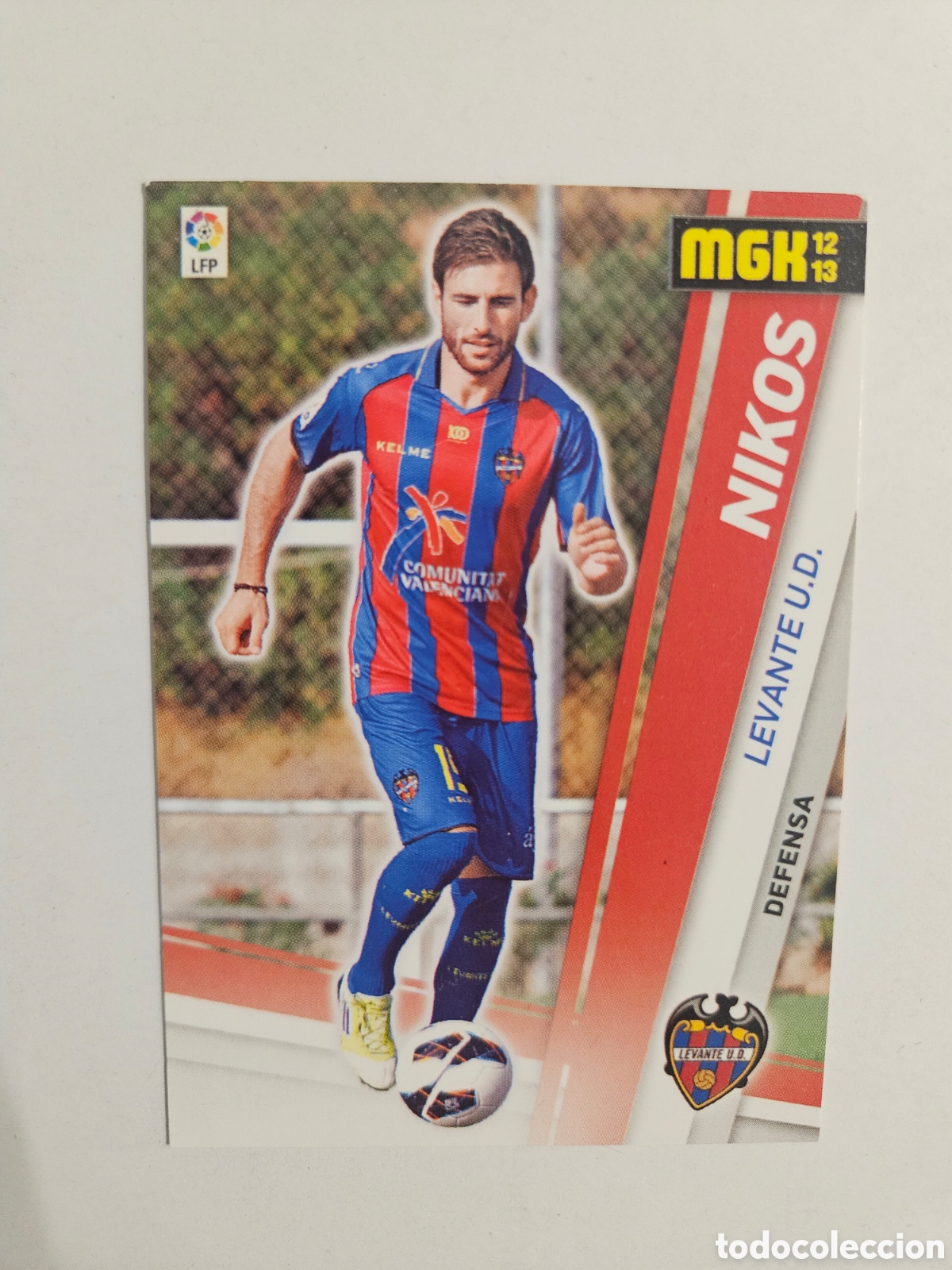 Cromos de F&uacute;tbol: 461 NIKOS (LEVANTE) FICHAJE - MEGACRACKS 2012-2013 PANINI MGK 12-13 - CROMO
