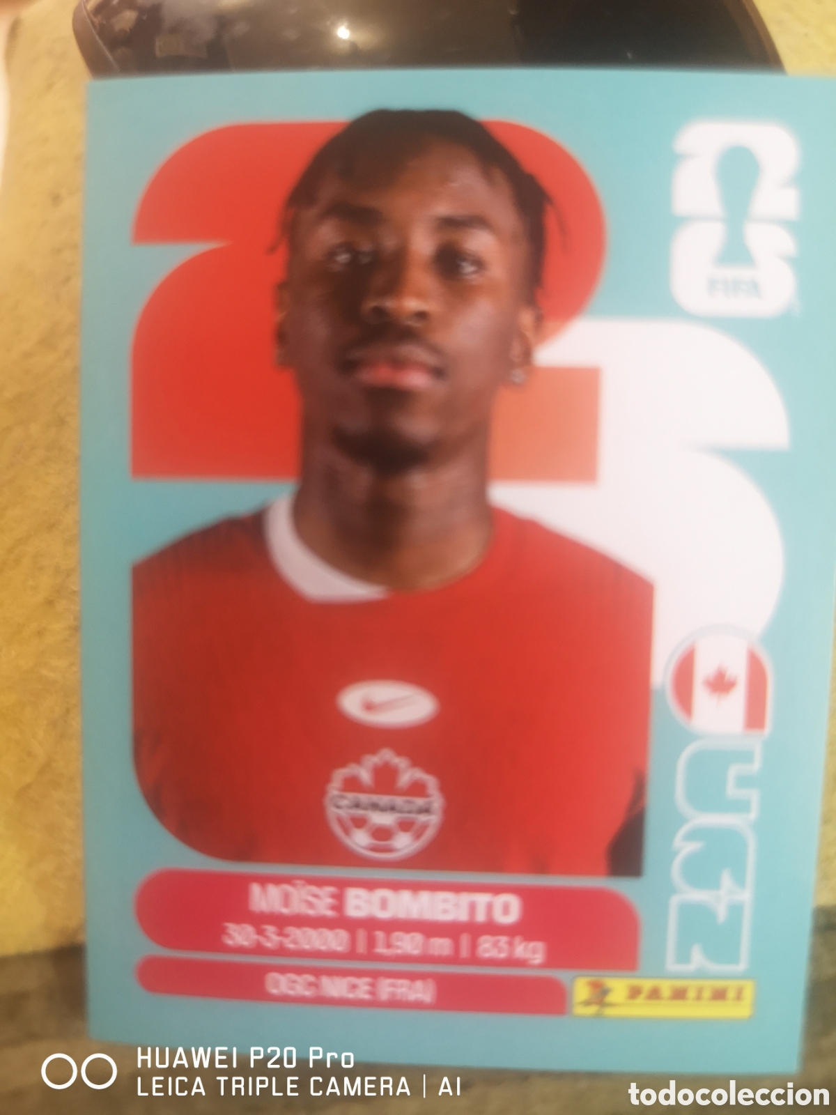 Cromos de F&uacute;tbol: FIFA WORLD CUP MUNDIAL 2026 BOMBITO - CAN 8