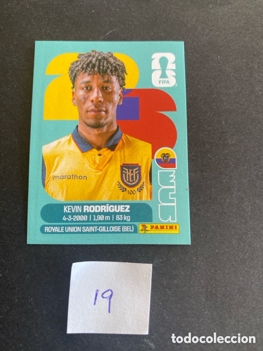 Cromos de F&uacute;tbol: Cromo Ecuador Mundial 2026 N* 19 nuevo